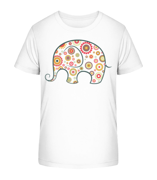 Elephant Kids Comic - Camiseta ecológica para niños Stanley Stella - Blanco - delante