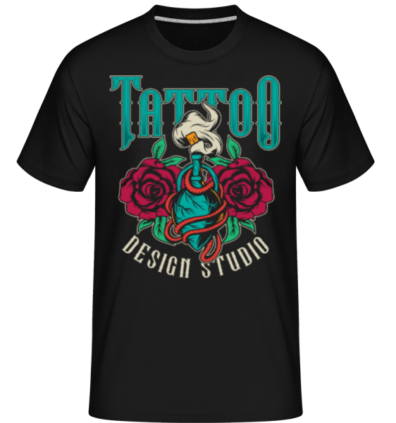 Tattoo Design Studio -  Shirtinator Men's T-Shirt - Black - imagedescription.FrontImage