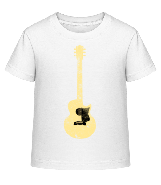 Guitar See-Through - Camiseta Shirtinator para niños - Blanco - delante