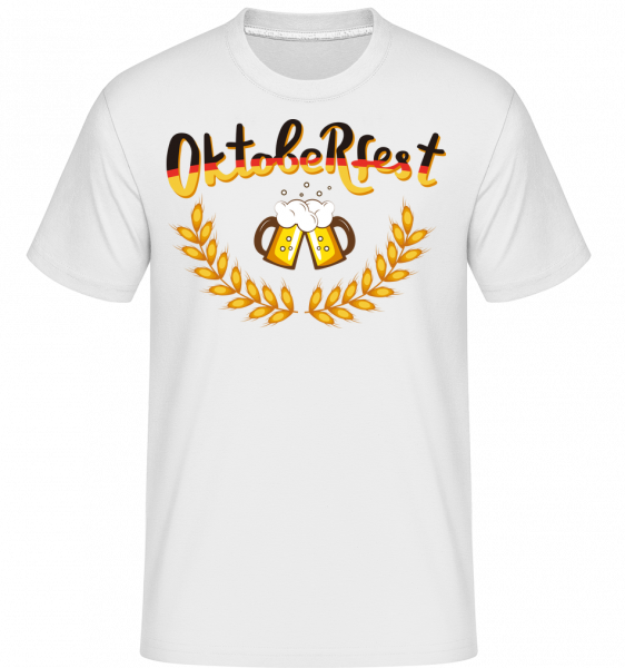 Deutschland Oktoberfest - Shirtinator Männer T-Shirt - Weiß - Vorn