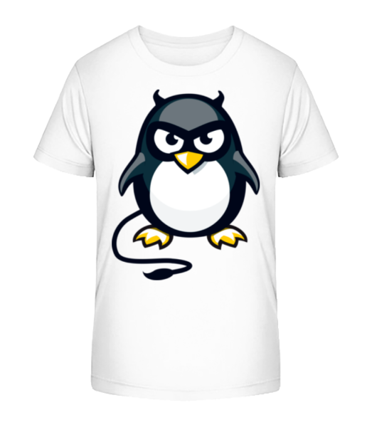 Devil Penguin - Camiseta ecológica para niños Stanley Stella - Blanco - delante