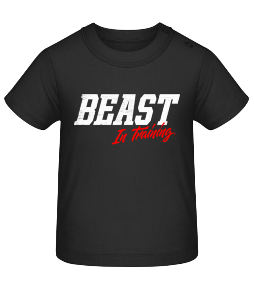 Beast In Training - Camiseta de bebé - Negro - delante