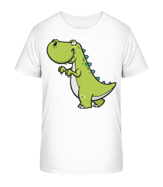 Funny Cartoon Dinosaur - Camiseta ecológica para niños Stanley Stella - Blanco - delante