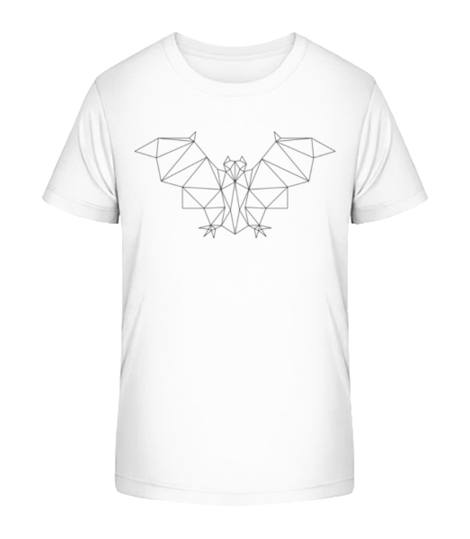 Polygon Bat - Camiseta ecológica para niños Stanley Stella - Blanco - delante