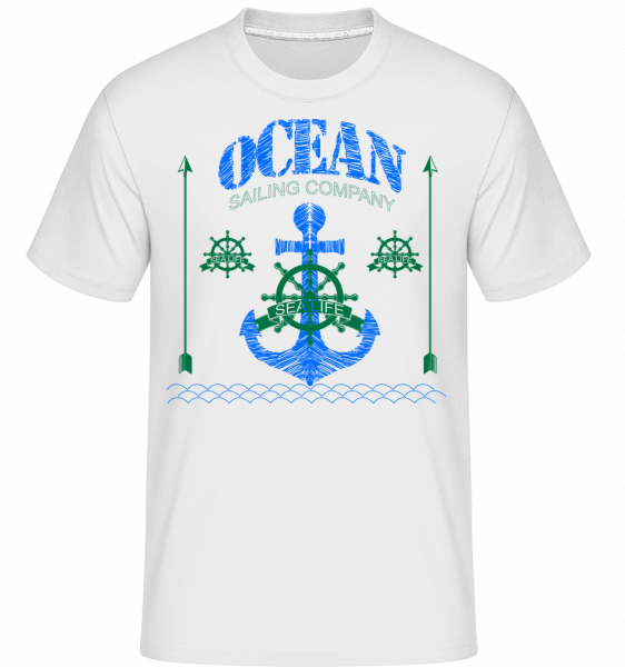 Sailing Company Sign - Shirtinator Männer T-Shirt - Weiß - Vorn