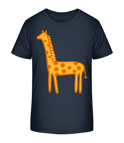 Kids Comic - Giraffe - Camiseta ecológica para niños Stanley Stella - Marino - delante