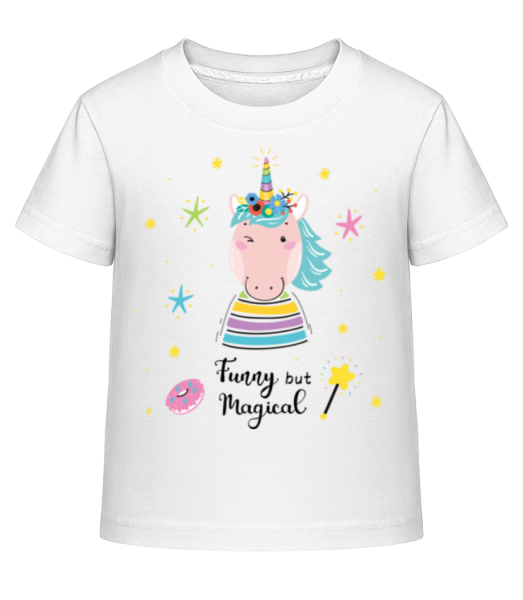 Funny But Magical - Camiseta Shirtinator para niños - Blanco - delante