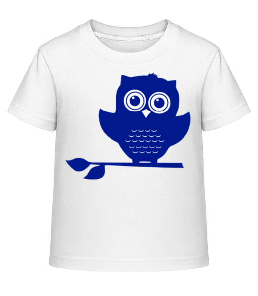 Owl - Camiseta Shirtinator para niños - Blanco - delante