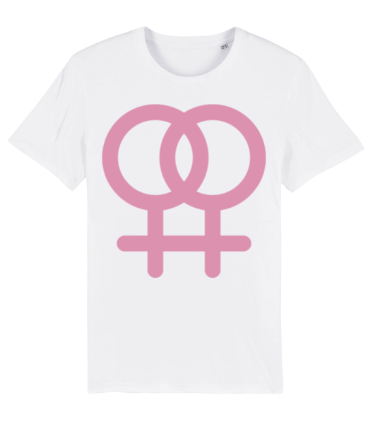 Female Love Icon - Camiseta ecológica para hombre Stanley Stella - Blanco - delante