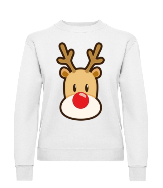 Reindeer Logo - Jersey para mujer - Blanco - delante