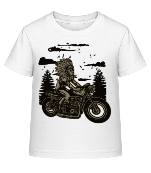 Indian Chief Rider - Camiseta Shirtinator para niños - Blanco - delante