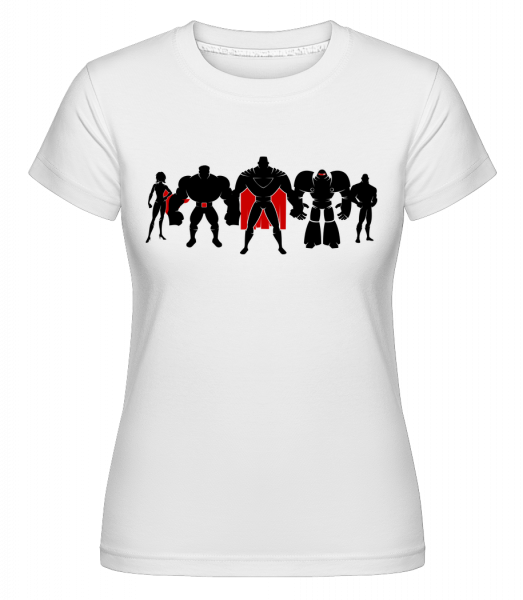 Superman League - Shirtinator Frauen T-Shirt - Weiß - Vorn