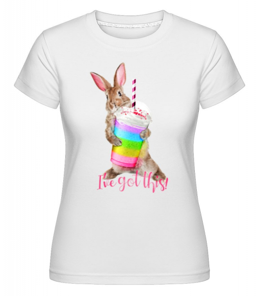 I Have Got This Rabbit - Shirtinator Frauen T-Shirt - Weiß - Vorne