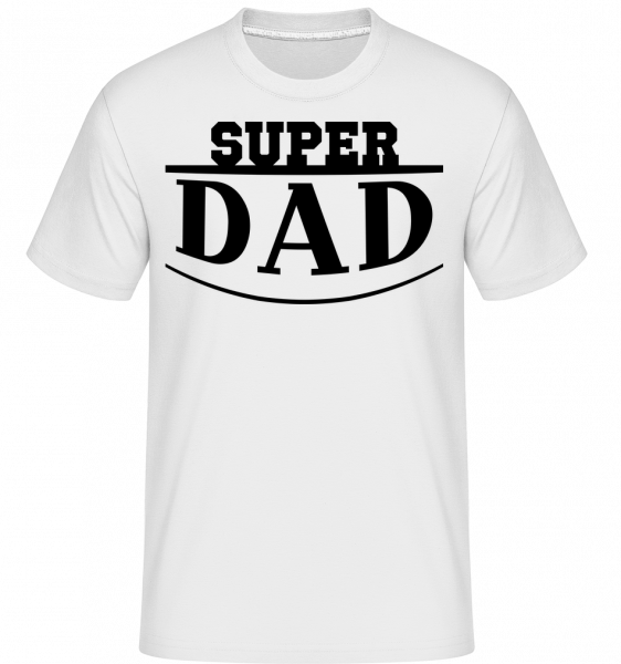 Super Dad Icon - Shirtinator Männer T-Shirt - Weiß - Vorn
