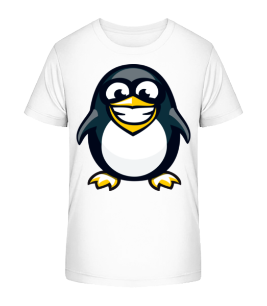 Happy Penguin - Camiseta ecológica para niños Stanley Stella - Blanco - delante