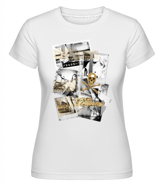 Golden Lifestyle - Shirtinator Frauen T-Shirt - Weiß - Vorn