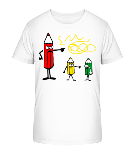 It's The Yellow Ones Fault - Camiseta ecológica para niños Stanley Stella - Blanco - delante