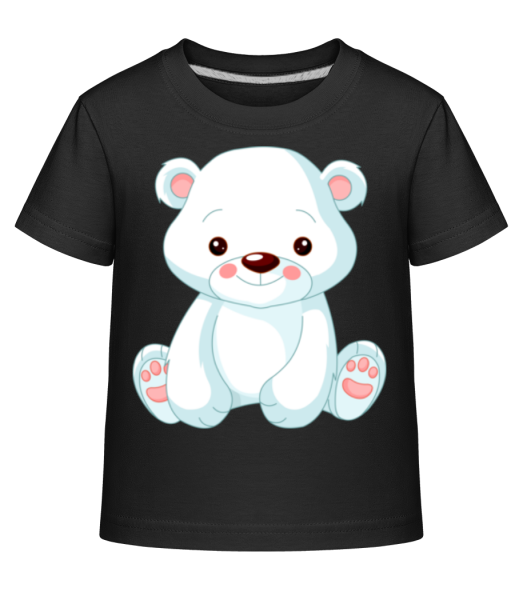 Sweet Polar Bear - Camiseta Shirtinator para niños - Negro - delante