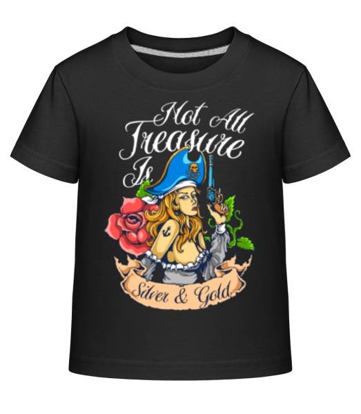 Pirate Tale - Camiseta Shirtinator para niños - Negro - delante