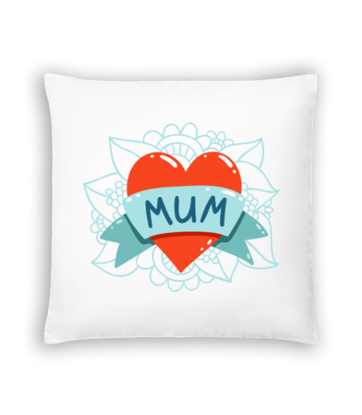 Mum Heart Icon - Cojines - Blanco - delante
