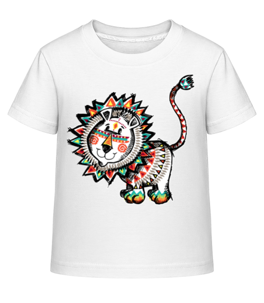 Indian Lion - Camiseta Shirtinator para niños - Blanco - delante