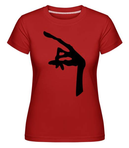Alien Hand - Shirtinator Frauen T-Shirt - Rot - Vorn
