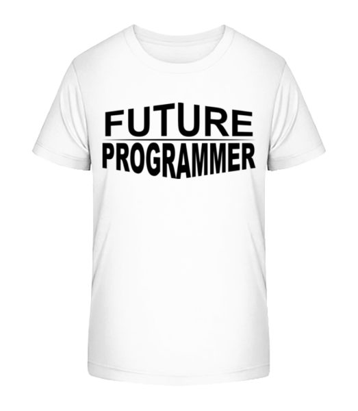 Future Programmer - Camiseta ecológica para niños Stanley Stella - Blanco - delante