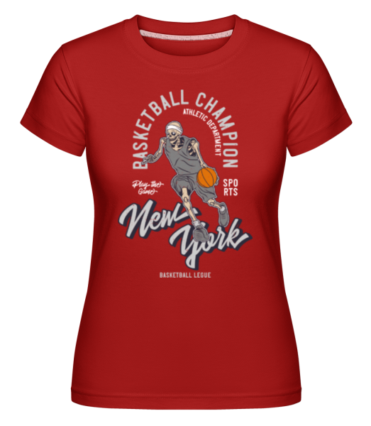 Basketball Champion -  Shirtinator Women's T-Shirt - Red - imagedescription.FrontImage