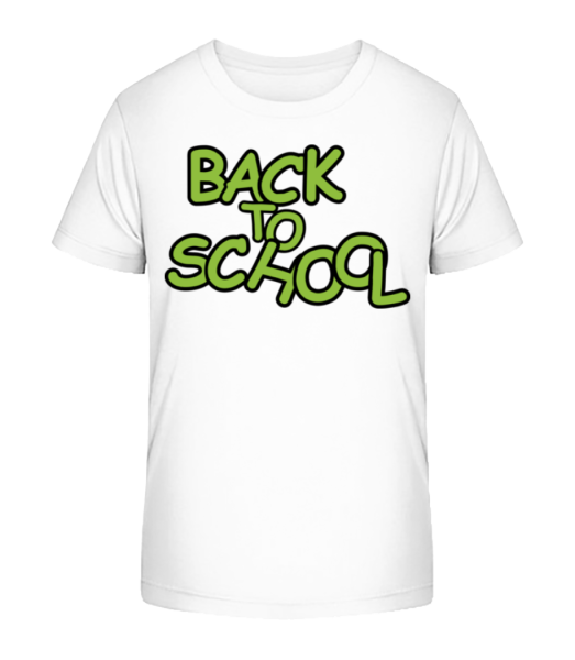 Back To School - Camiseta ecológica para niños Stanley Stella - Blanco - delante