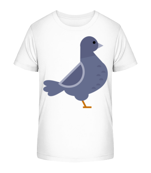 Pigeon Image - Camiseta ecológica para niños Stanley Stella - Blanco - delante