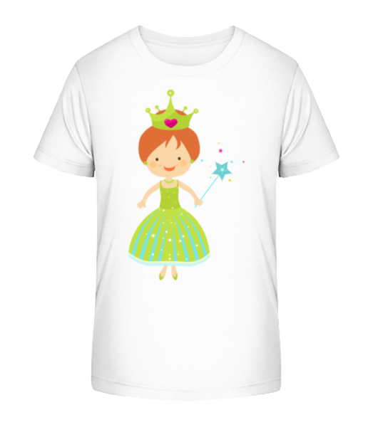 Princess Kids - Camiseta ecológica para niños Stanley Stella - Blanco - delante