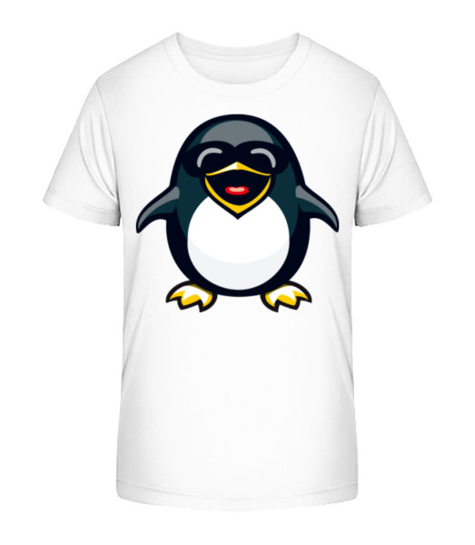 Cool Penguin - Camiseta ecológica para niños Stanley Stella - Blanco - delante