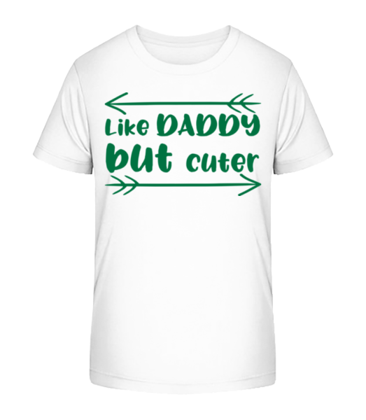 Like Daddy But Cuter - Camiseta ecológica para niños Stanley Stella - Blanco - delante