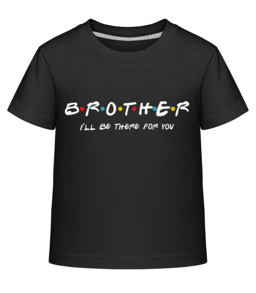 Brother Friends - Camiseta Shirtinator para niños - Negro - delante