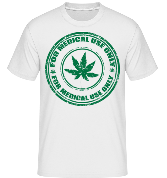 Marijuana Medical Use Only -  Shirtinator Men's T-Shirt - White - imagedescription.FrontImage