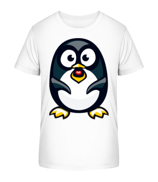 Love Penguin - Camiseta ecológica para niños Stanley Stella - Blanco - delante