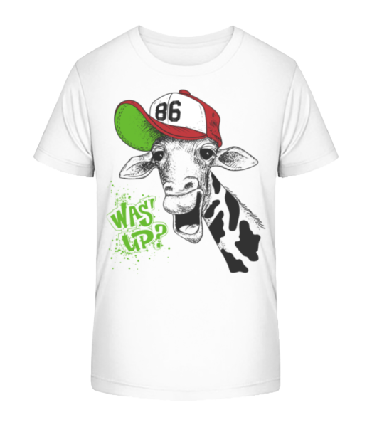 What's up? - Camiseta ecológica para niños Stanley Stella - Blanco - delante