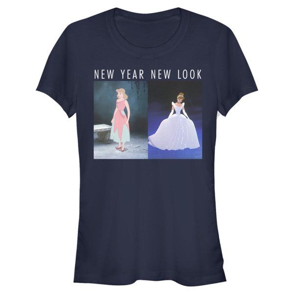 Disney - La Cenicienta - Popelka New Year Look - Año Nuevo - Mujeres Camiseta - Marino - delante