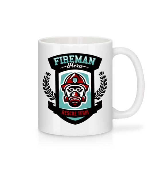 Fireman Hero Rescue Team - Mug - White - imagedescription.FrontImage