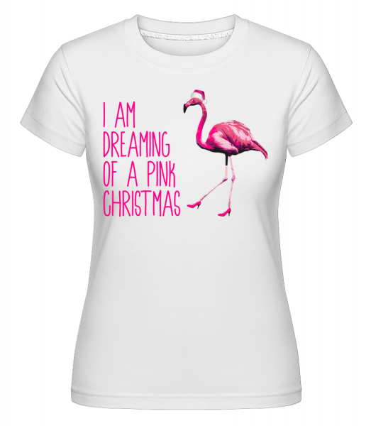 Pink Christmas - Shirtinator Frauen T-Shirt - Weiß - Vorn