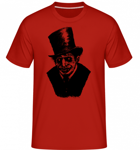 Gentleman Zombie - Shirtinator Männer T-Shirt - Rot - Vorn