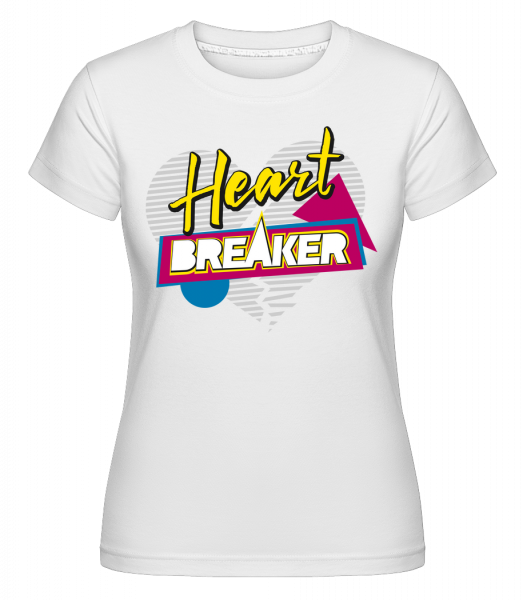 Heart Breaker - Shirtinator Frauen T-Shirt - Weiß - Vorn