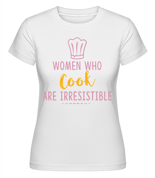 Women Who Cook - Shirtinator Frauen T-Shirt - Weiß - Vorn