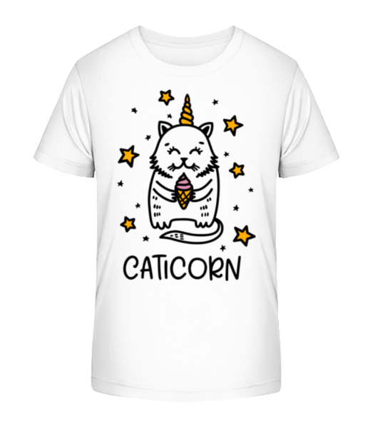 Caticorn - Camiseta ecológica para niños Stanley Stella - Blanco - delante