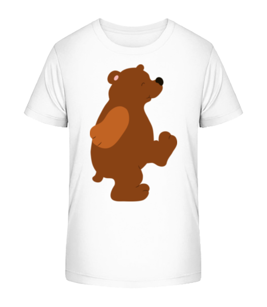 Kids Comic - Bear - Camiseta ecológica para niños Stanley Stella - Blanco - delante