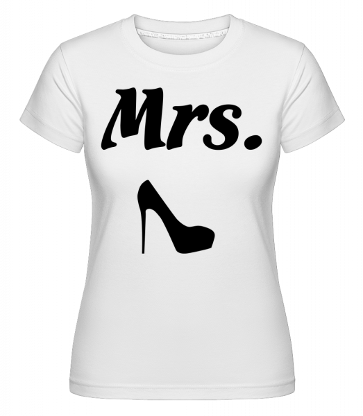 Mrs. Wedding - Shirtinator Frauen T-Shirt - Weiß - Vorn