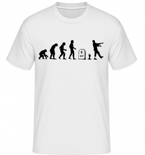 Halloween Evolution - Shirtinator Männer T-Shirt - Weiß - Vorn