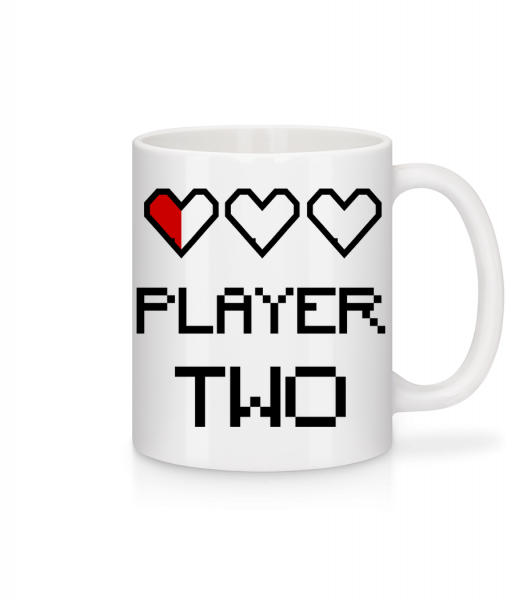 Player Two - Tasse - Weiß - Vorn