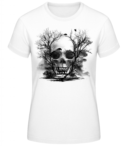 Todes Bäume - Frauen Basic T-Shirt - Weiß - Vorn