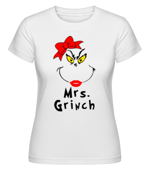 Mrs. Grinch - Shirtinator Frauen T-Shirt - Weiß - Vorne